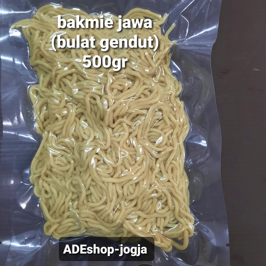 

bakmie jawa mie basah mentah 500 gr fresh noodle bakmi kuning