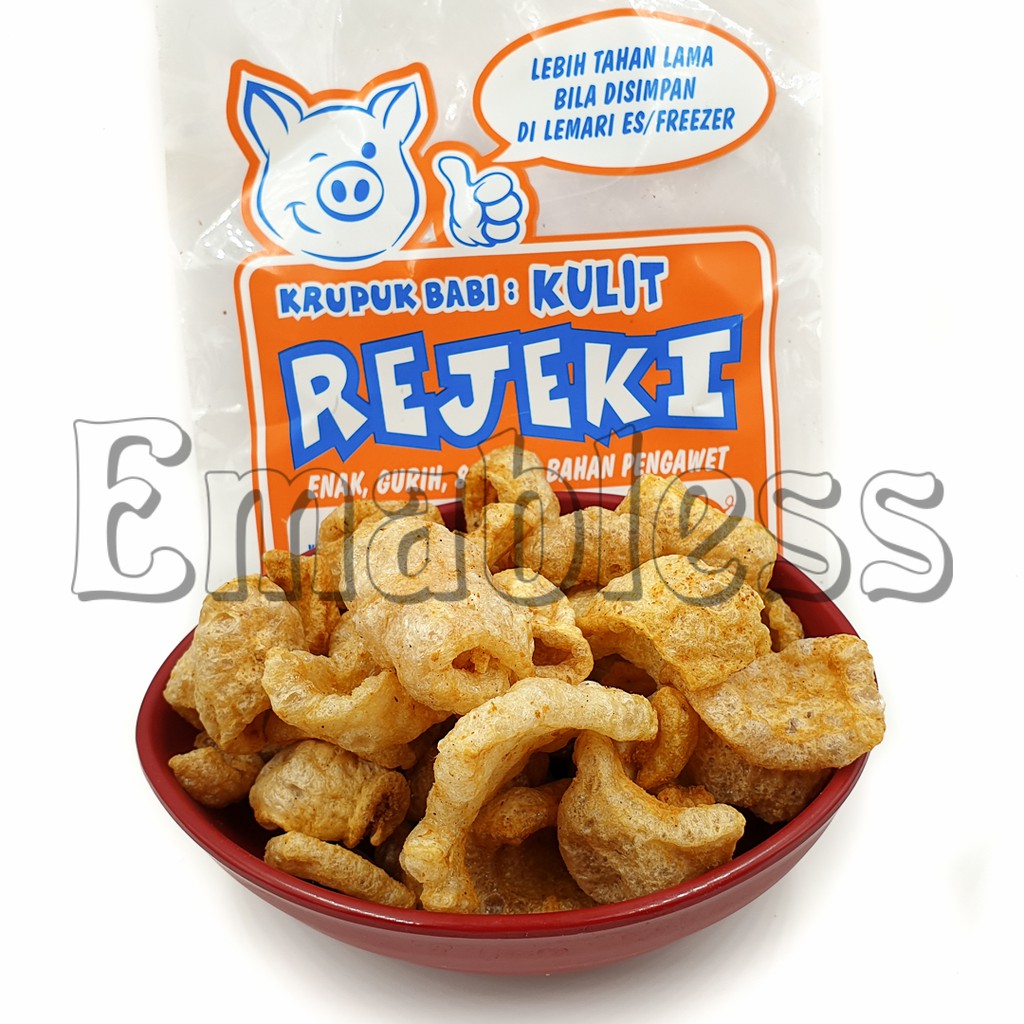 

Kerupuk Rambak Babi Krupuk Kulit Rejeki Bali 70gr FREE Bubble Wrap