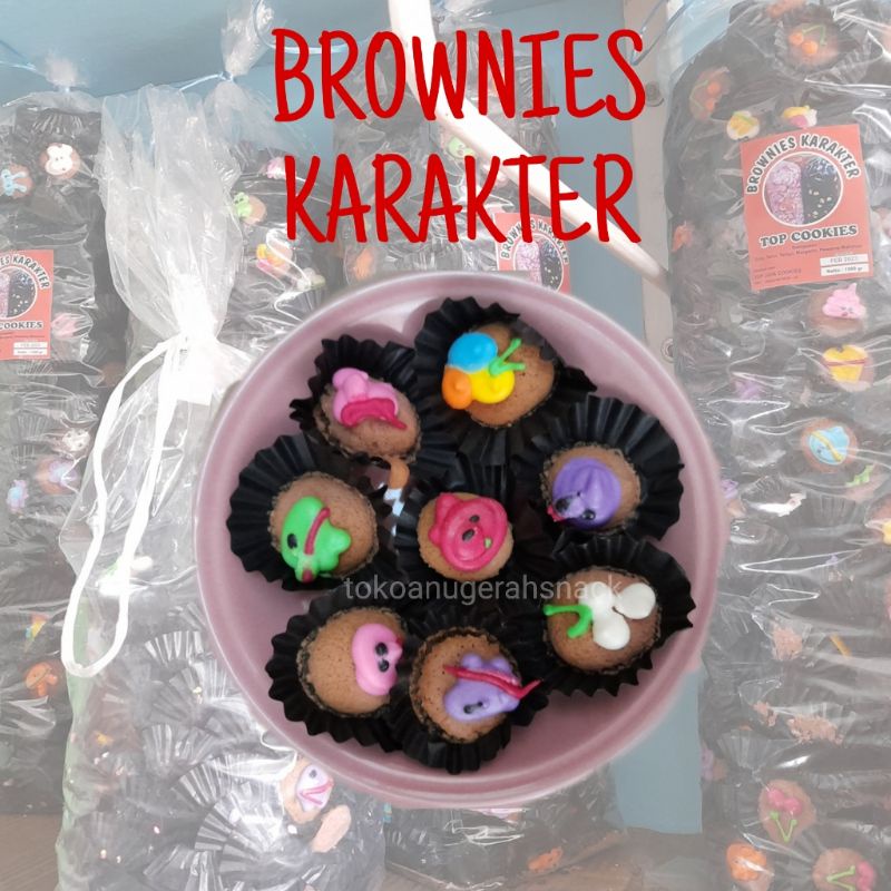 

BROWNIES KARAKTER 200Gram | KUE LEBARAN | KUE BROWNIES | TOKO ANUGERAH SNACK