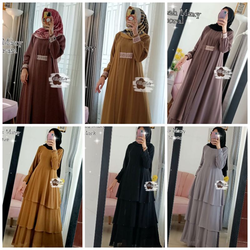 [PUSAT GAMIS ATHATA] FATIMAH DRESS ONLY ORI ATHATA EXCLUSIVE/CERUTY DRESS ONLY/ALEEZA GAMIS CERUTY K