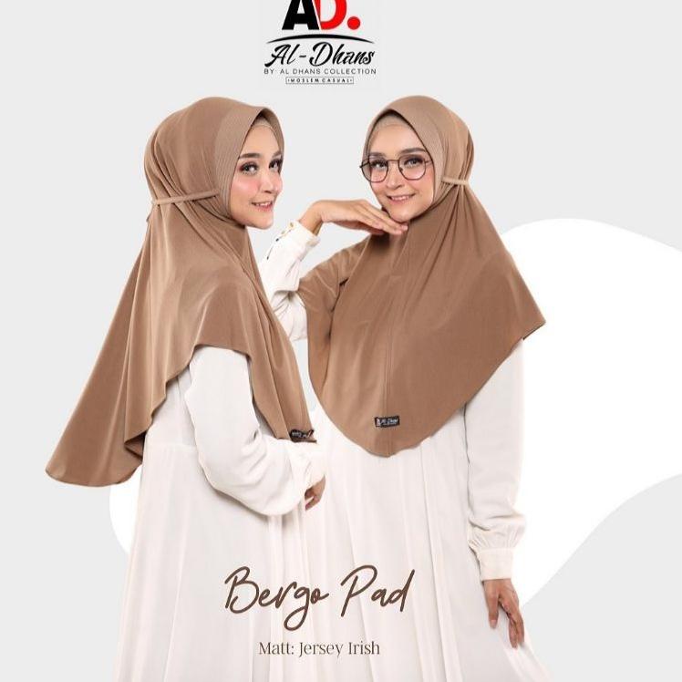 HIJAB AL DHANS BERGO PAD SHAFA  BY AL DHANS ORIGINAL - KMN.15Jn22ᴱ