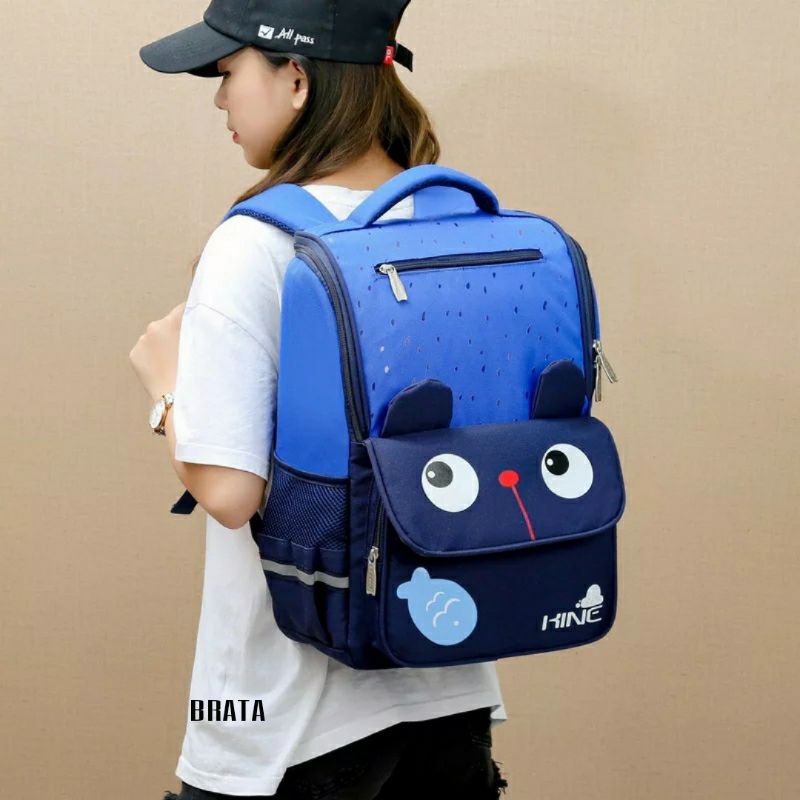 Tas Backpack Schoolgirll Fashion Korea Terbaru Version Harajuku Ulzzangg High king paus