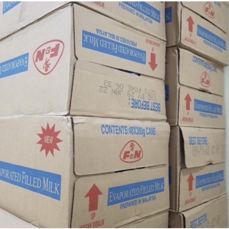 SUSU FN 1 KARTON SUSU F&N EVAPORASI F&N 1 KARTON
