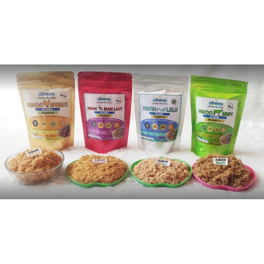 

Abwen Abon Ayam - Pedas Manis Daging Asli 100gr