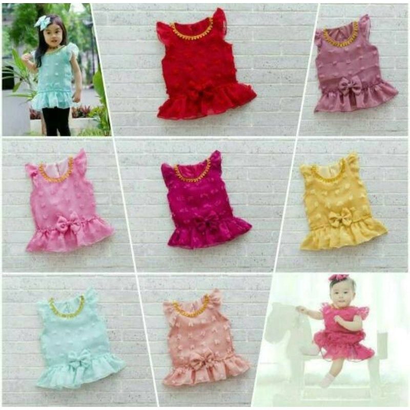 Ribbon Dress/Dress Anak Perempuan
