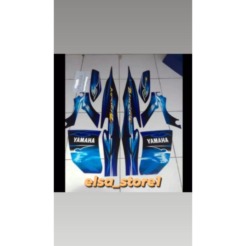 striping jupiter z burhan 2008 2009 biru hitam