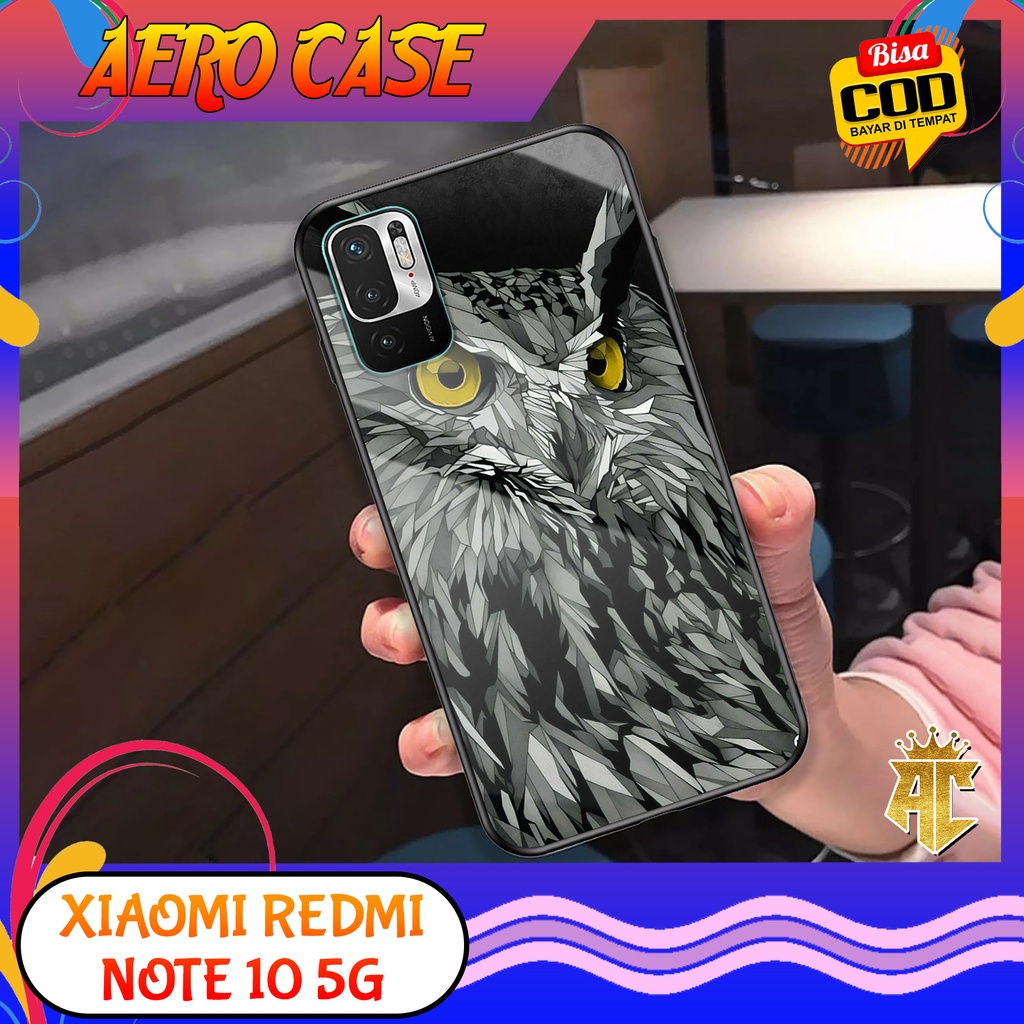 Case XIAOMI REDMI NOTE 10 5G - Casing REDMI NOTE 10 5G Terbaru AERO CASE [ MOTIF OWL ] Silikon XIAOM