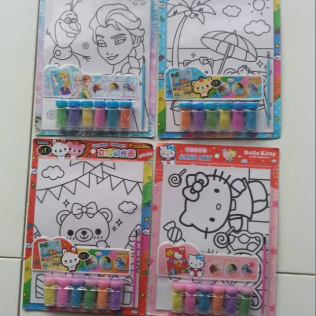 Set Mewarnai Frozen / Mewarnai Set / Warna Warna