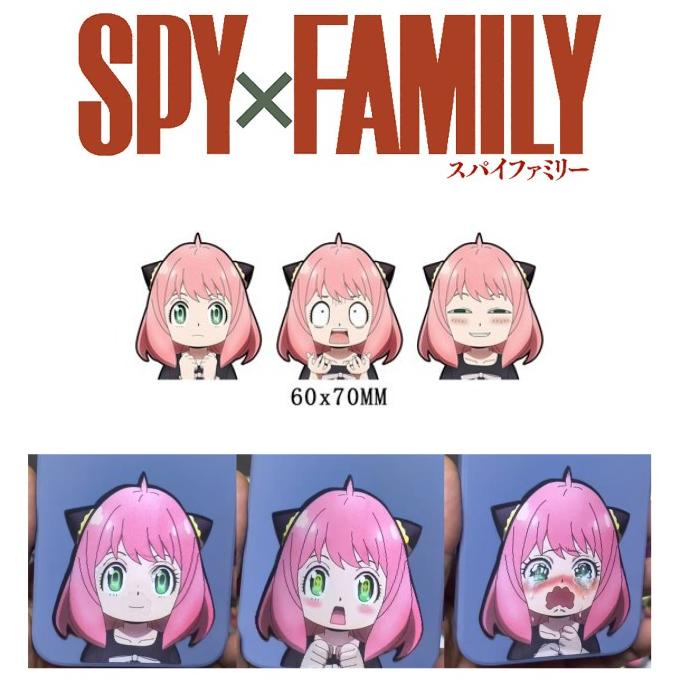 

(BISA COD) Anya Smug Sticker 3D Motion Lenticular Spy x Family Iphone Android SALE Kode 819