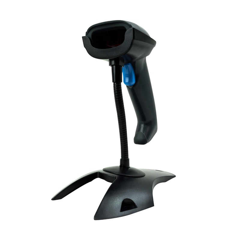 Barcode Scanner Laser 1D IWARE 1055AS USB WITH STAND GARANSI