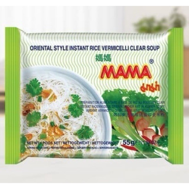 

MAMA Rice Vermicelli Bihun Clear Soup / Bihun Beras Oriental 55gr