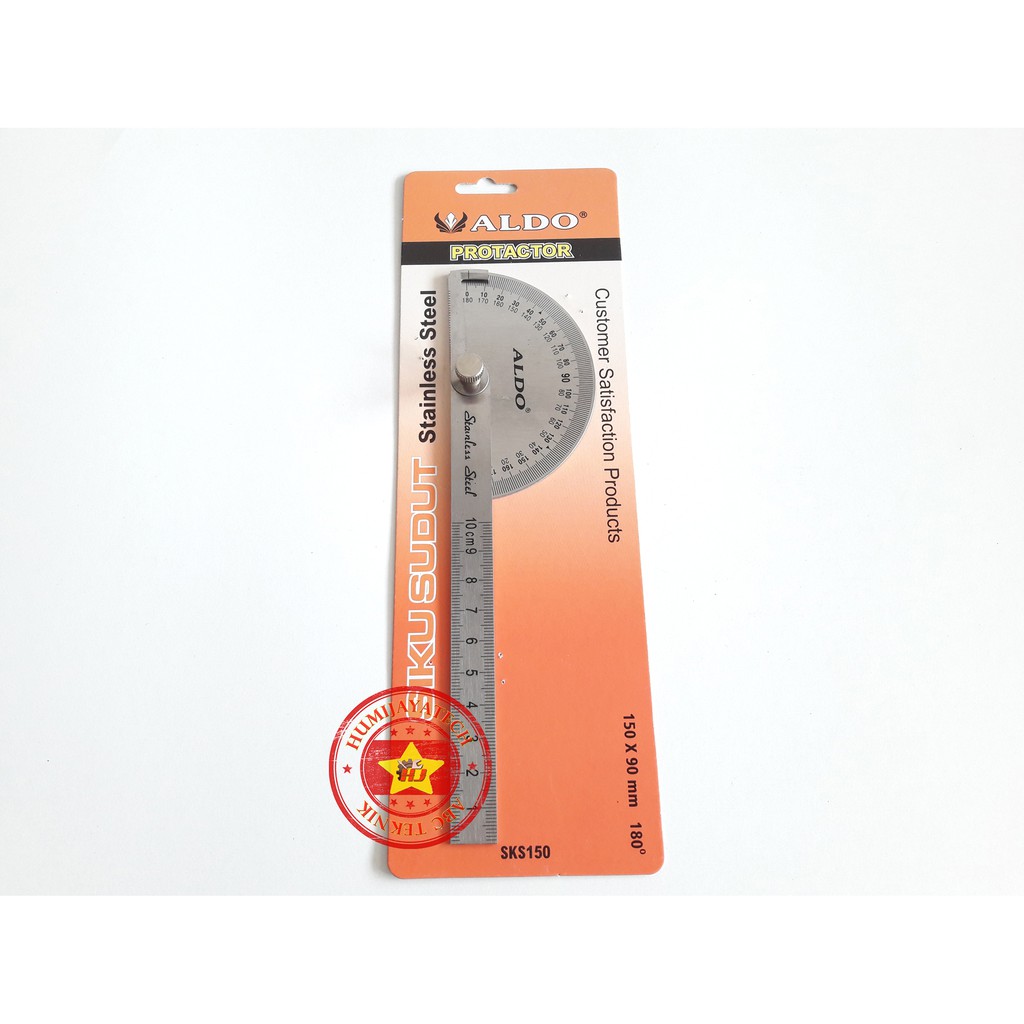 

Protractor Aldo / Stainless Protractor / Penggaris Protractor