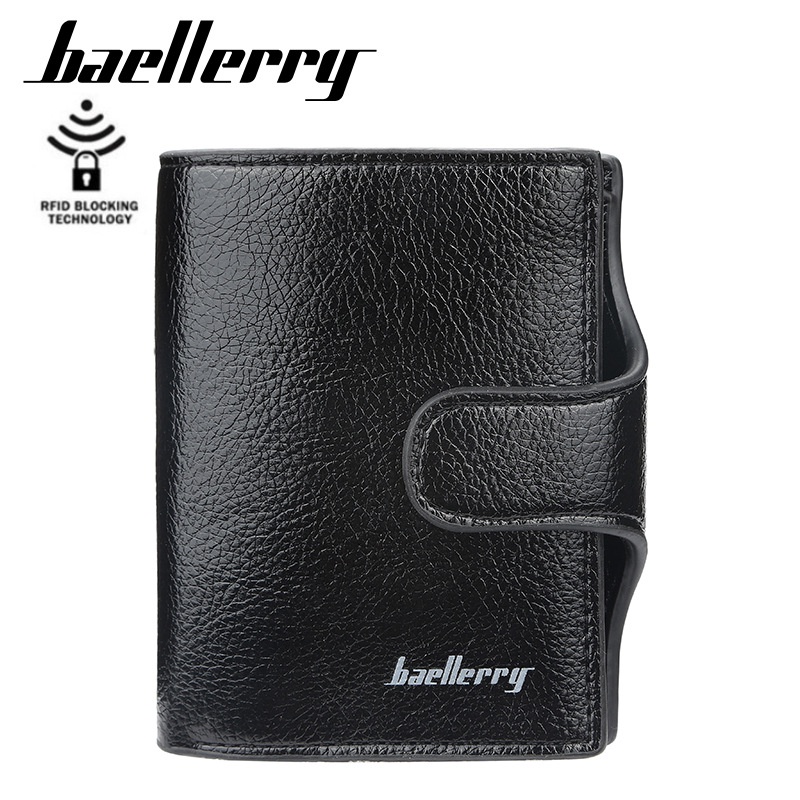 BAELLERRY K9111 Dompet Kartu Pria Bahan Kulit PU Leather Premium WATCHKITE WKOS