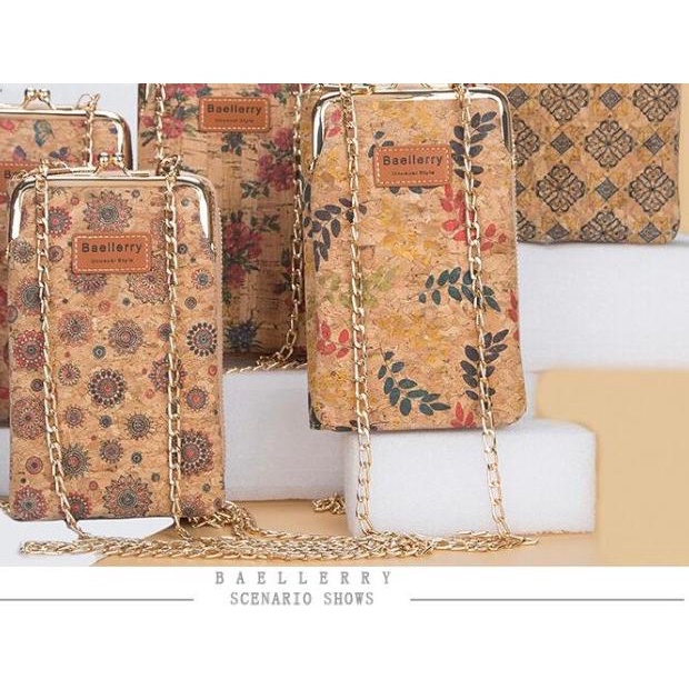 ➸ Tas Selempang Wanita Kulit Tas HP Wanita Cewek Dompet Baellerry BLY022 - CK-001-101 ♦