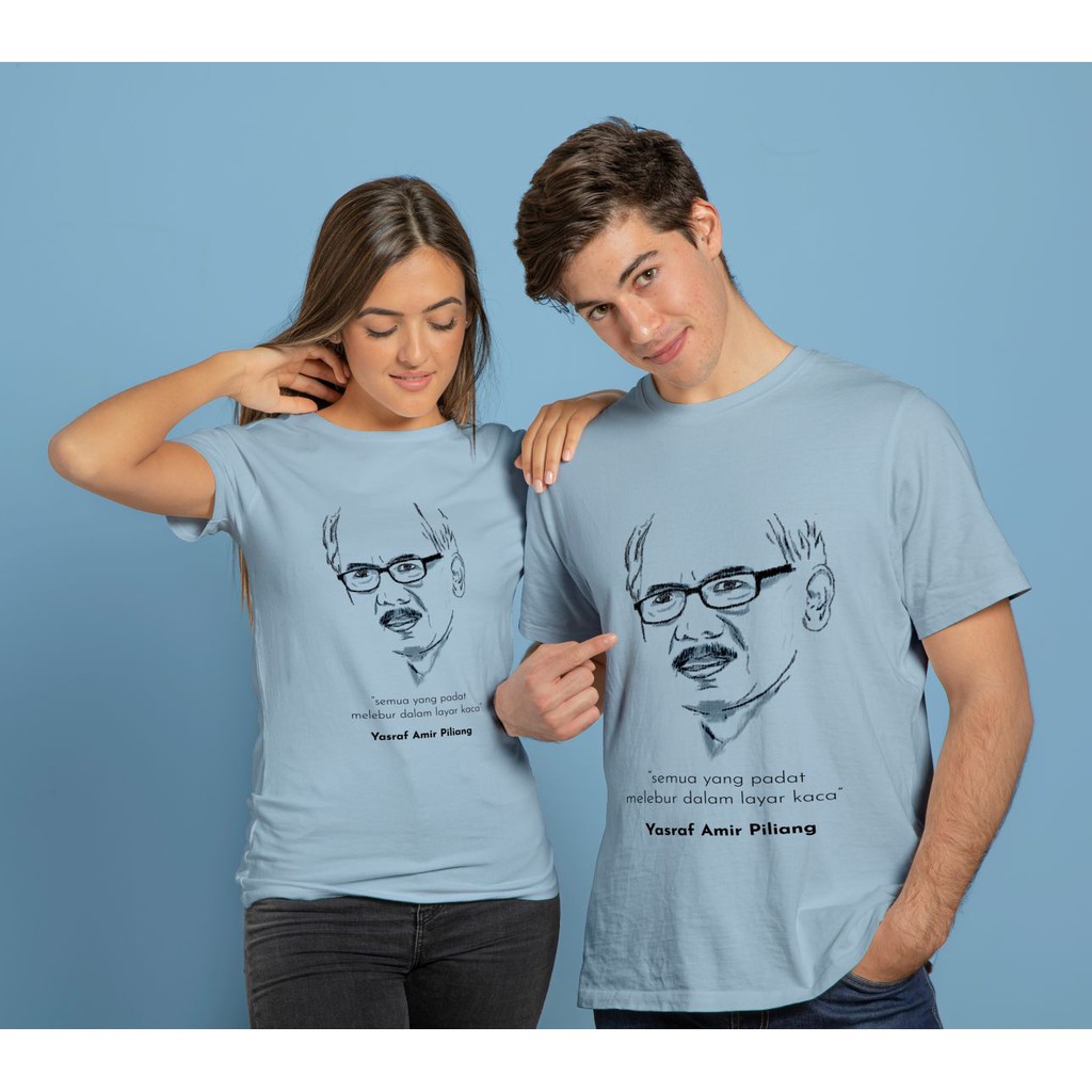 Kaus Tokoh Biru Yasraf Amir Piliang