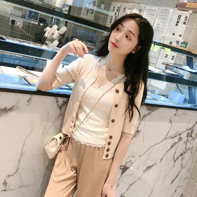Atasan wanita rajut import hongkong blouse wanita rajut baju rajut
