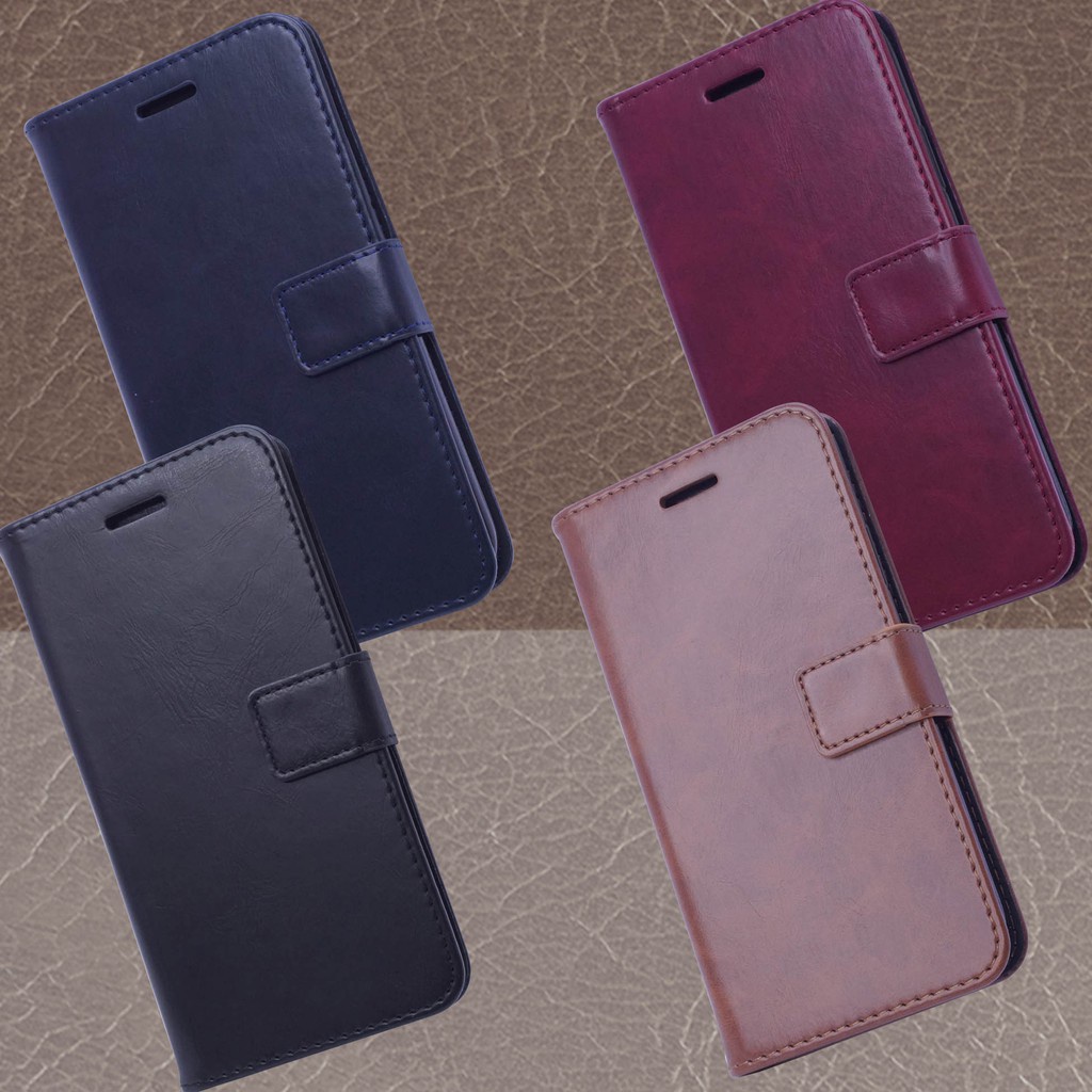 GoodCase - Flip Case Kulit iPh 5 | 6 | 6+ | 7/8 | 7+/8+ | X/XS | 9/XR | 9+/ XS Max Fs Bluemoon