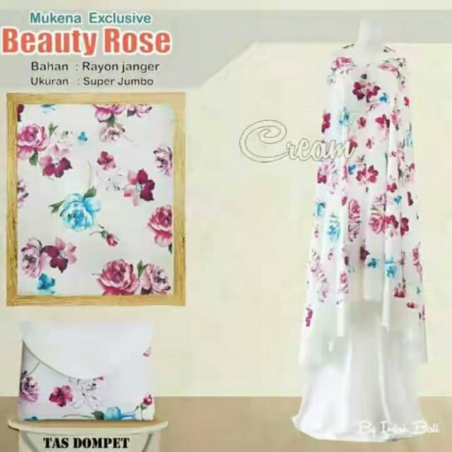 Mukena beauty rose