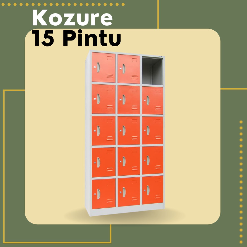 Loker Besi 15 Pintu KOZURE