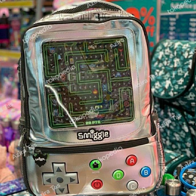 SMIGGLE BACKPACK ORIGINAL BEYOND GAME OVER - TAS SEKOLAH ANAK COWOK