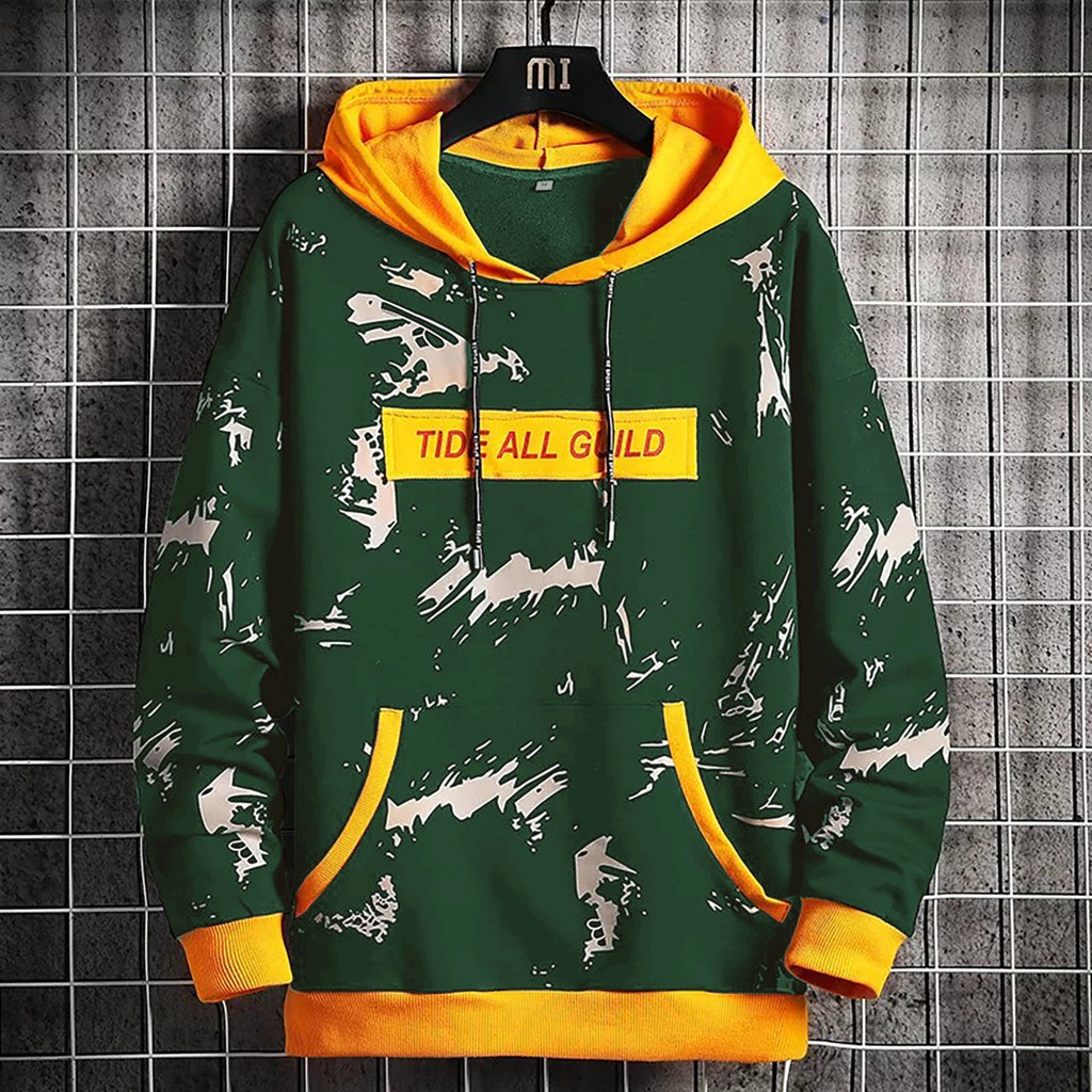 BISA COD / ALIPIO FASHION - SWEATER HOODIE GUILD / fashion pria / model terbaru