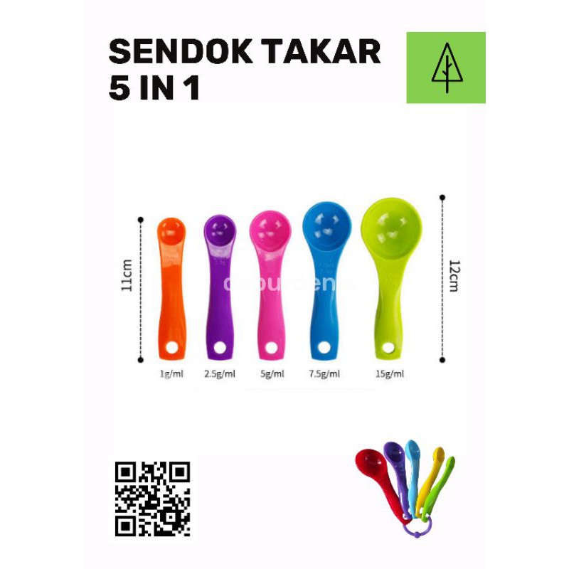 SENDOK TAKAR 5 IN 1