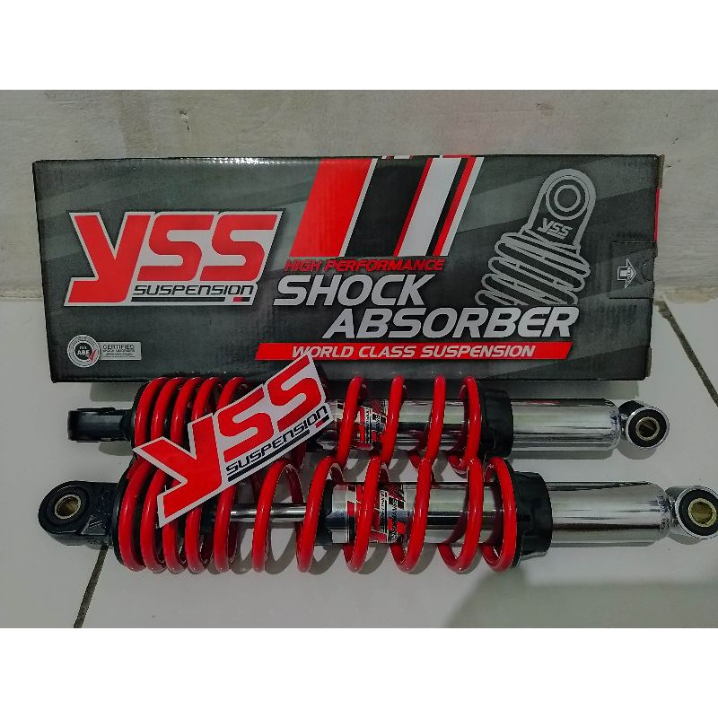 Shock YSS Top Prime 340MM Supra X 125 / Blade New / Rx King / Revo - Merah ory yss MADE IN THAILAND