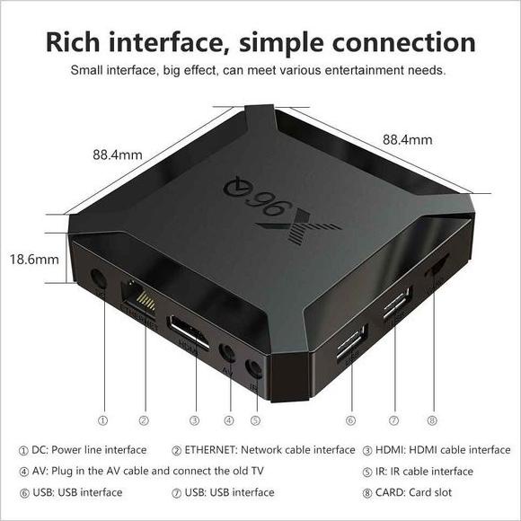 Mini Pc / Cpu / Komputer / Smart Tv Box Os Android (X96Q) 5Zqo_96Lgq