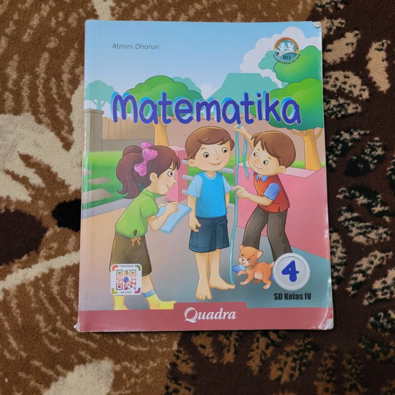 BUKU BEKAS QUADRA - MATEMATIKA KELAS 4 SD K13 REVISI