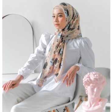 Koyu Hijab Toyobo Shiny Baju Atasan Kamila Top