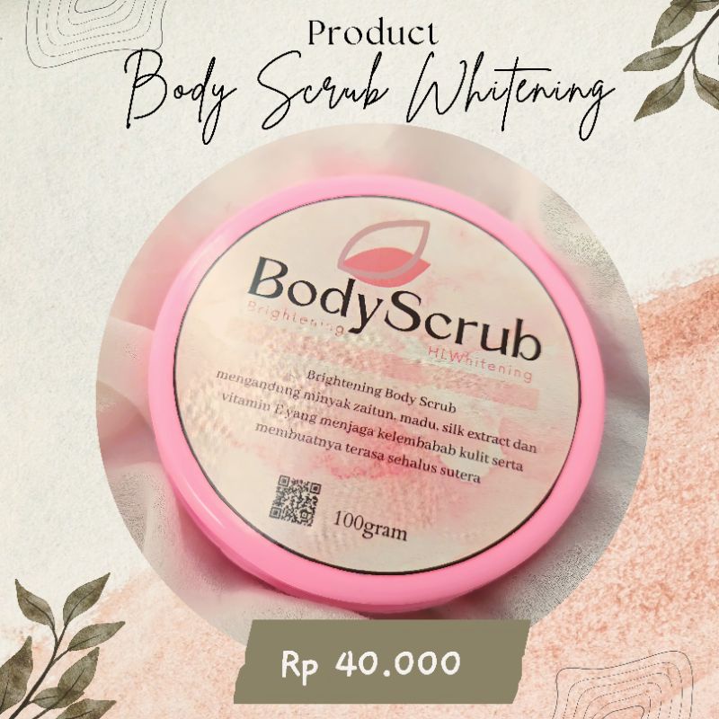 HL whitening Body Scrub / lulur Whitening original