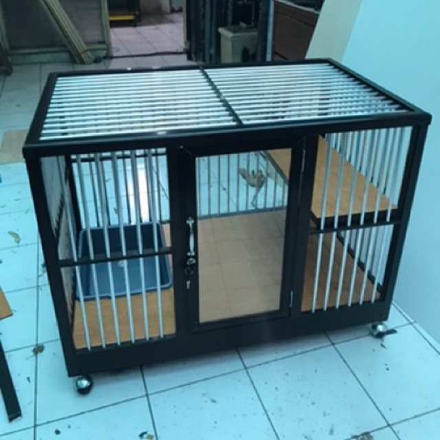 Kandang kucing alumunium 1 kamar besar bandung kota