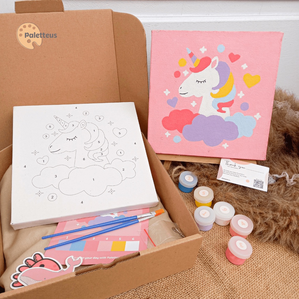 

Painting kit by number from Paletteus - Paint by Number kit