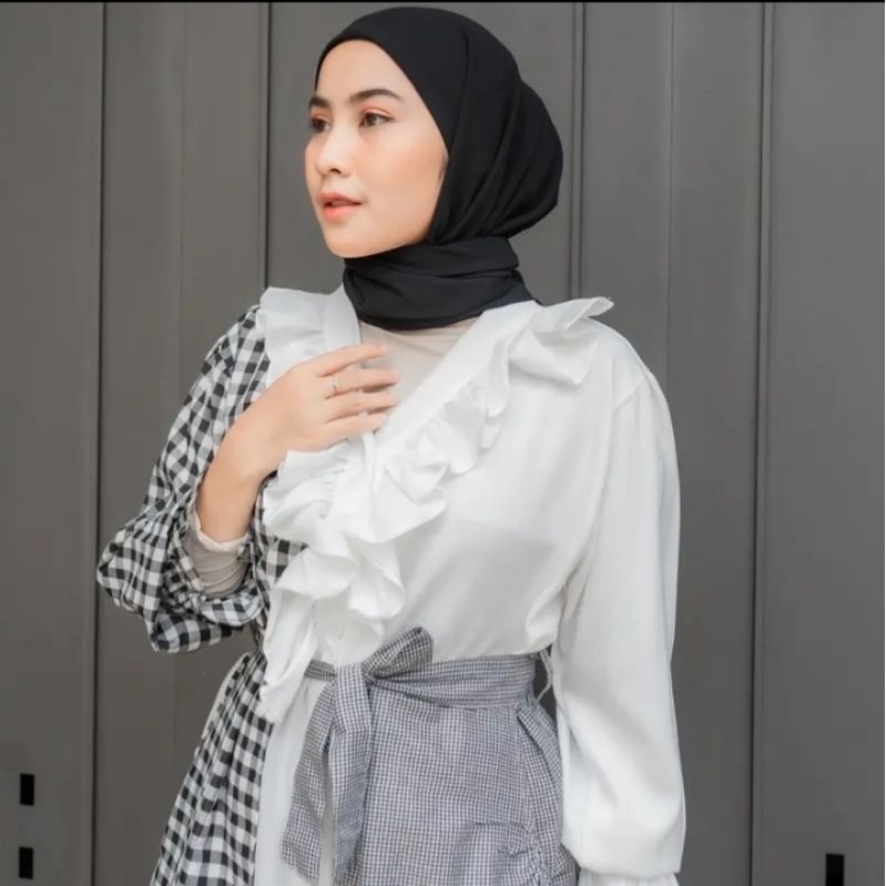 MONOCROME DRESS Tunik Muslim Kotak Terlaris