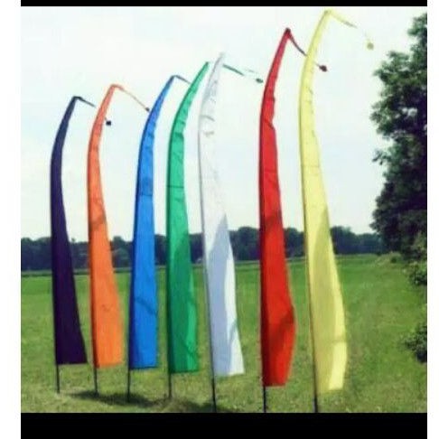 Kain umbul umbul kober Bali polos 3 meter