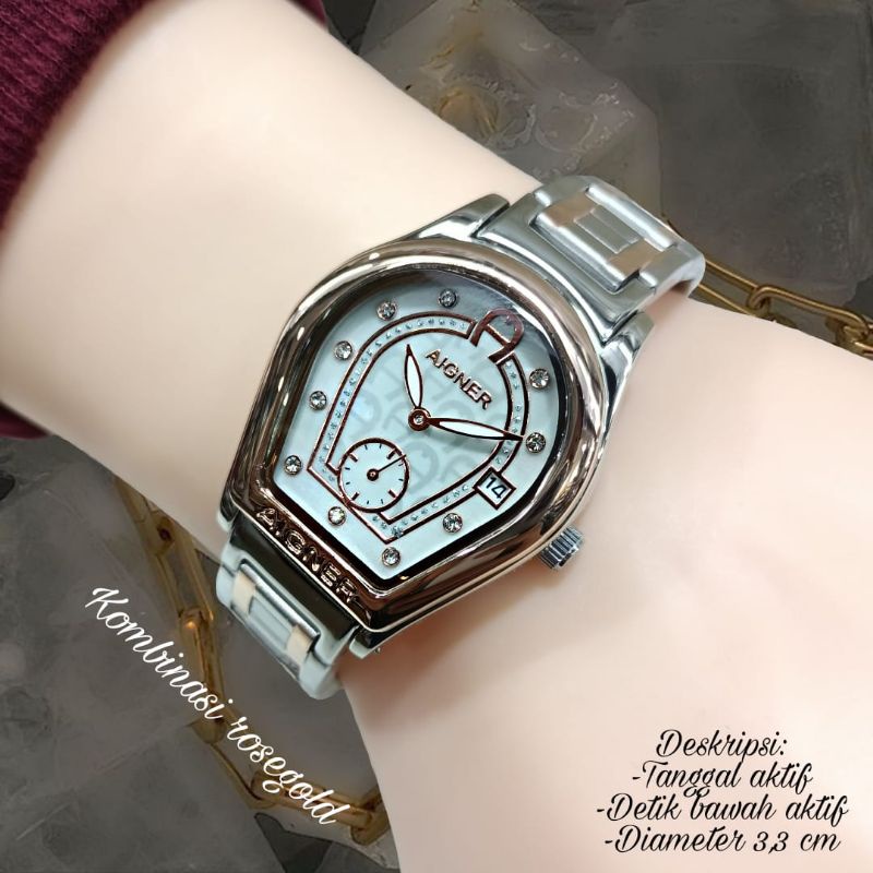 Jam Tangan Pria Wanita Aigner New Spesial Edition Original Water Resistance Jam Tangan Rantai Analog