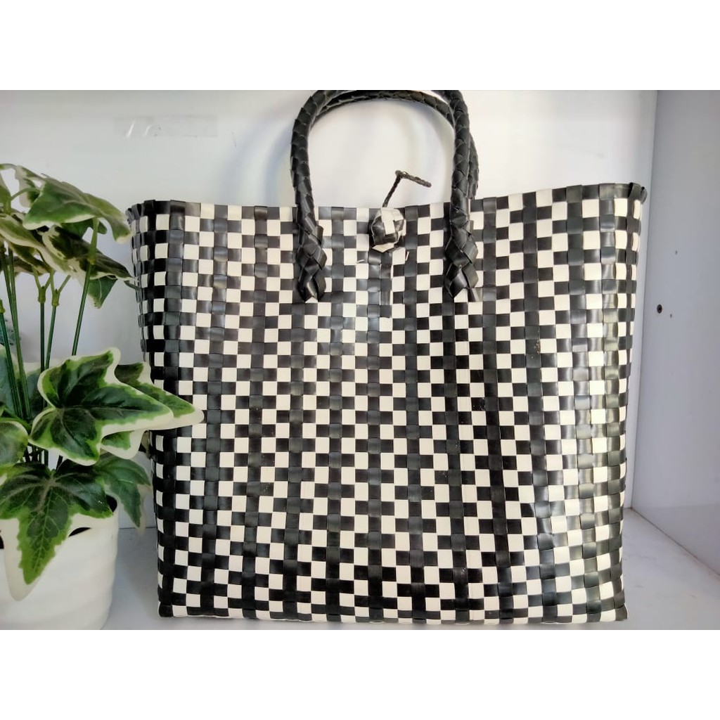 Tas Belanja / Tas Belanja Anyaman / Tas Anyaman Cantik Size M