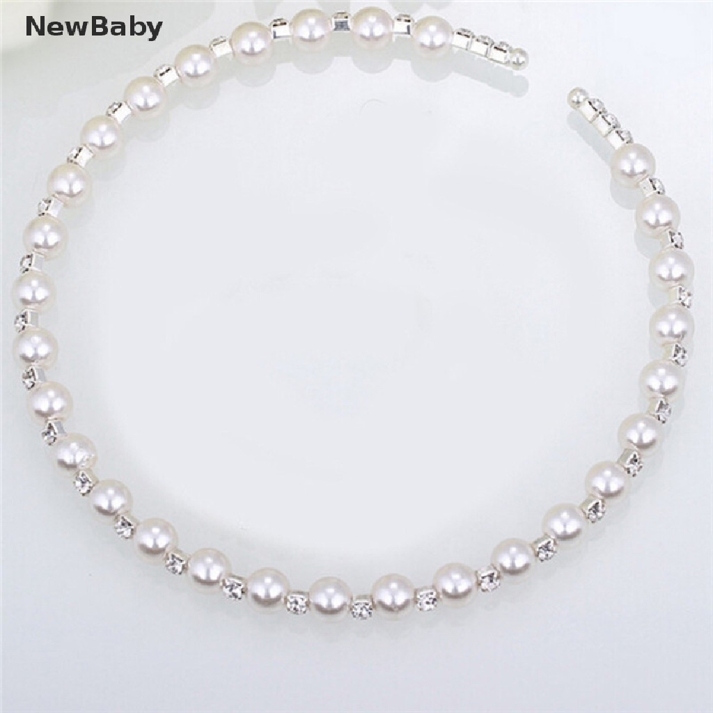 NewBaby 1 set Pearl Crystal Bridesmaid Wedding Jewellery Set Necklace Bracelet Earrings ID