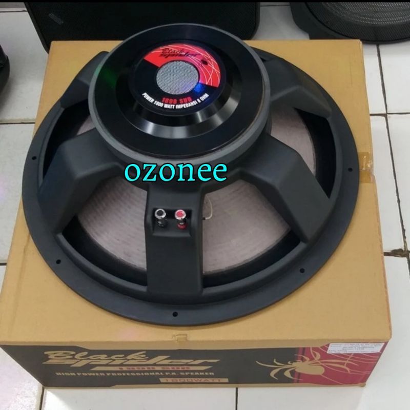 SPEAKER SUBWOOFER 18 INCH BLACK SPIDER 1898 SUB ORIGINAL
