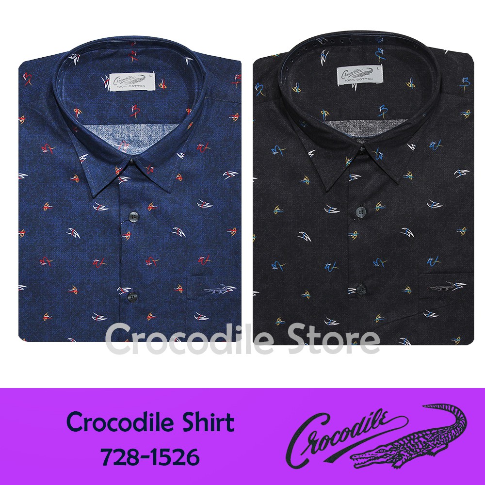 Kemeja Pria Lengan Pendek Crocodile 728-1526