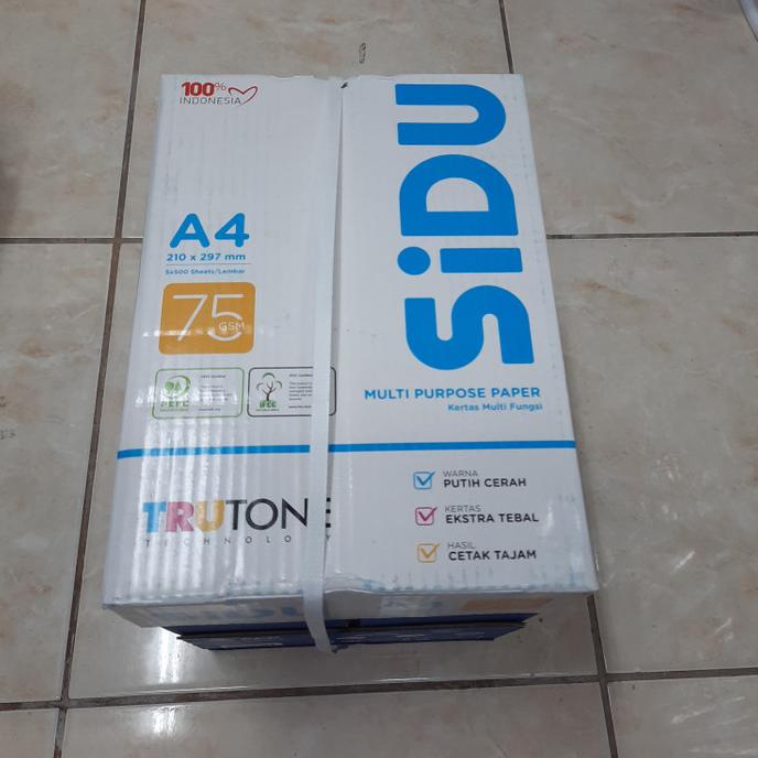 Jual Kertas Hvs A4 75gr Sinar Dunia 1 Dus Kertas A4 75gr Sidu