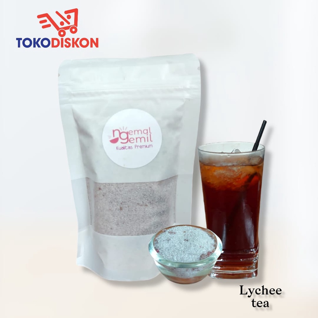 

Minuman Bubuk Rasa Lychee Tea // Premium