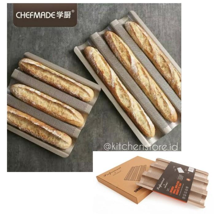 Loyang Roti Baguette Chefmade WK9026 / Chefmade Baguette Tray - Large