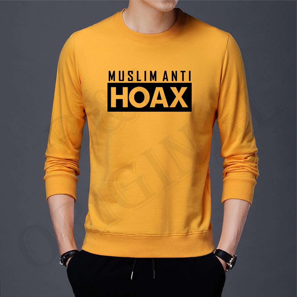 BS/COD/BAJU KAOS PRIA ANTI HOAX 2XL-3XL DISTRO//GOOD QUALITY