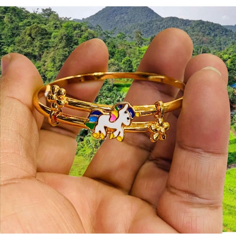 gelang anak cocok untuk anak usia SD SAMAPAI SMP//perhiasan. pengganti emas //gelang