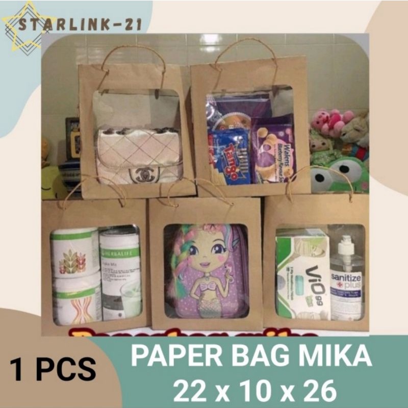 

PAPER BAG MIKA | Tas Kertas Mika | Paper Bag Window