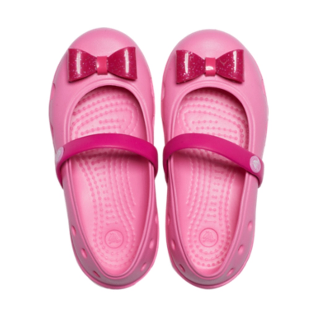 Crocs Anak / Crocs Keeley Embellished Flat / Sepatu Sandal Anak Perempuan / Crocs Kids / Sepatu Anak