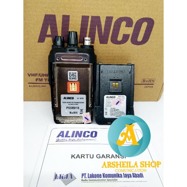 HT alinco dj w58 dual band waterprof original