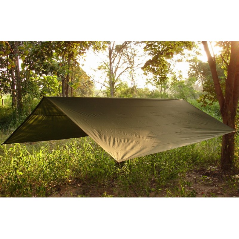 【COD】Flysheet Waterproof 4x3 Meter 16 Lubang Lobang` Tenda Bivak Anti Air 3x4 m` 4*3 Flesit 3*4