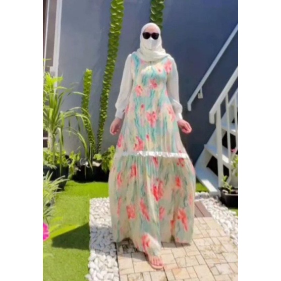 GAMIS MAXY RAYON LOVELY // GAMIS WANITA ELEGANT MUSLIMAH LENGAN POLOS PREMIUM ORIGINAL